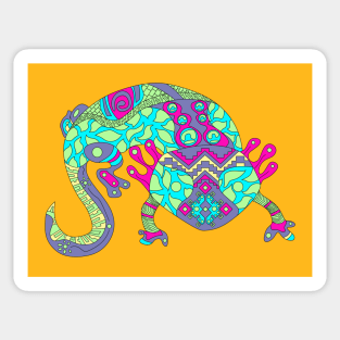 axolotl salamander in xochimilco Sticker